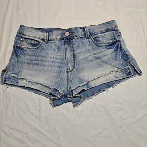 US Polo Assn Shorts Size 11/12 Distressed Denim Women’s.